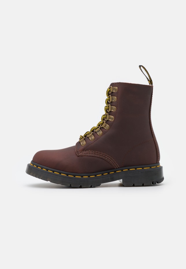 Μπότες Dr.martens σκούρο καφέ 1460 Pascal χειμερινές μπότες