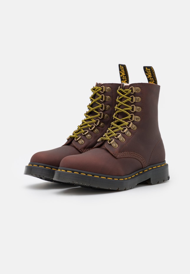 Μπότες Dr.martens σκούρο καφέ 1460 Pascal χειμερινές μπότες