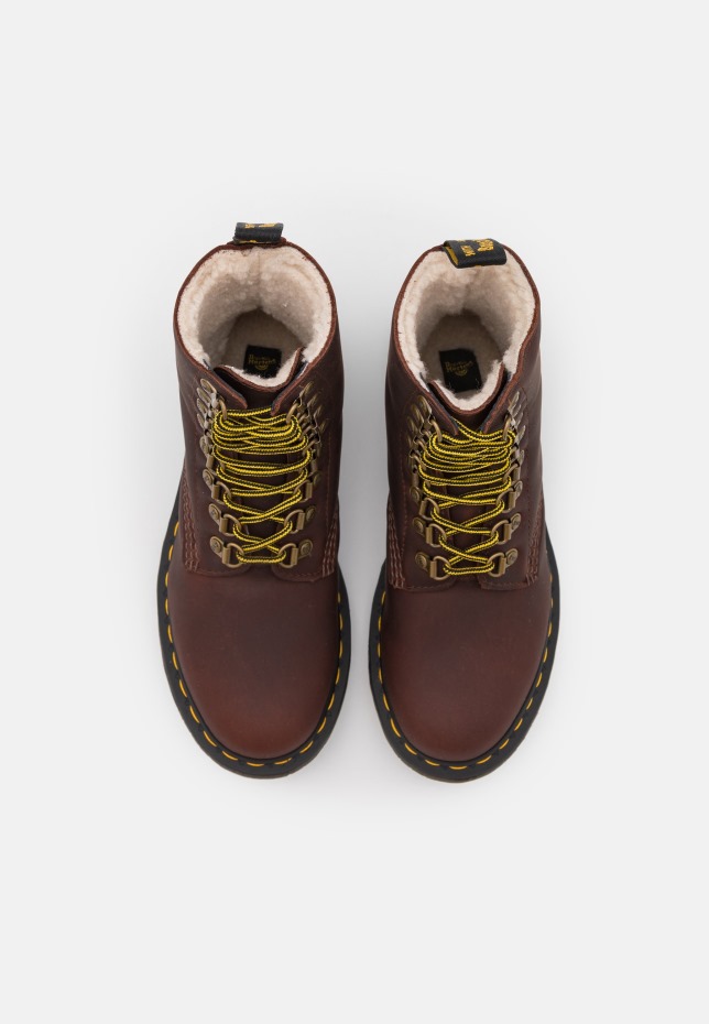Μπότες Dr.martens σκούρο καφέ 1460 Pascal χειμερινές μπότες