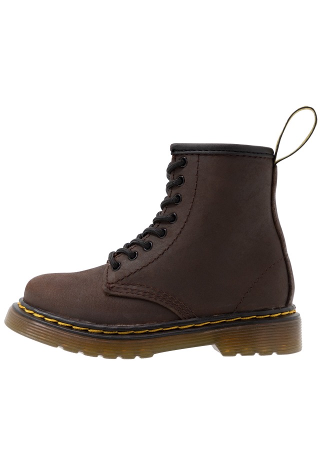 σκούρο καφέ μπότες Dr.martens 1460 χειμερινές μπότες Serena