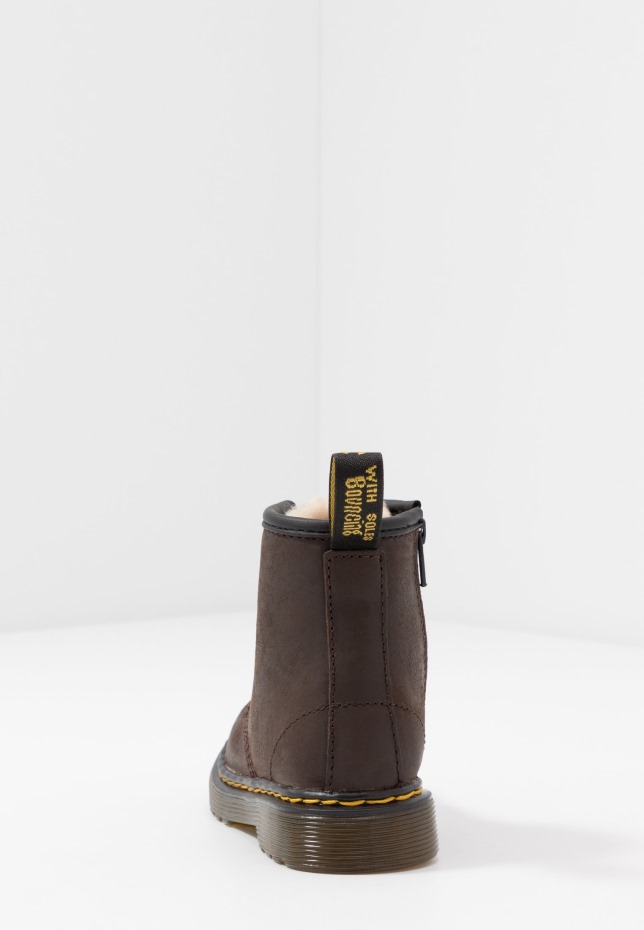 σκούρο καφέ μπότες Dr.martens 1460 χειμερινές μπότες Serena