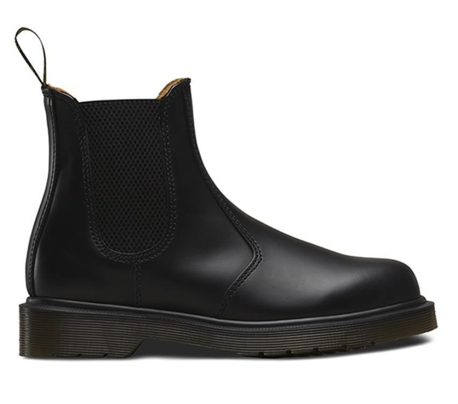 μποτάκια Dr.martens 2976 λεία μαύρα λεία
