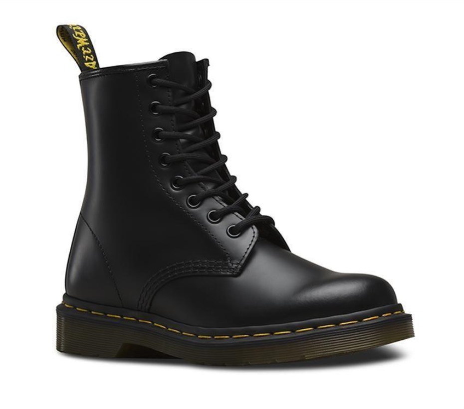 μποτάκια Dr.martens 1460 λεία μαύρα λεία