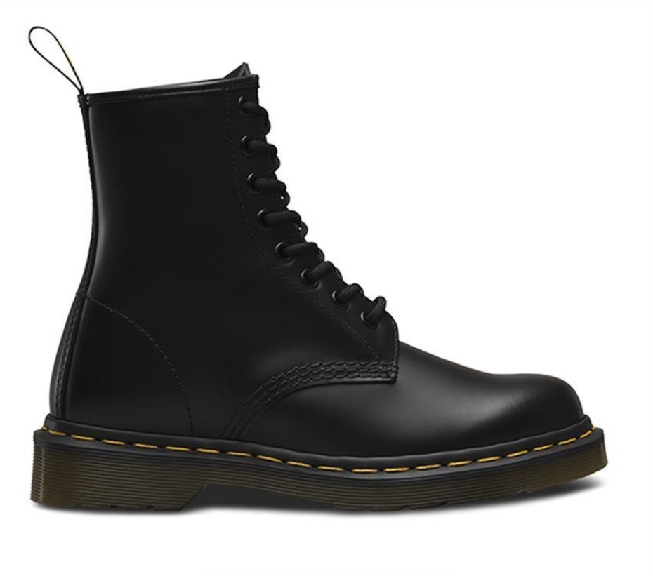 μποτάκια Dr.martens 1460 λεία μαύρα λεία