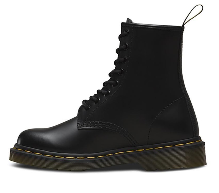μποτάκια Dr.martens 1460 λεία μαύρα λεία