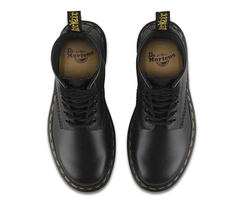 μποτάκια Dr.martens 1460 λεία μαύρα λεία