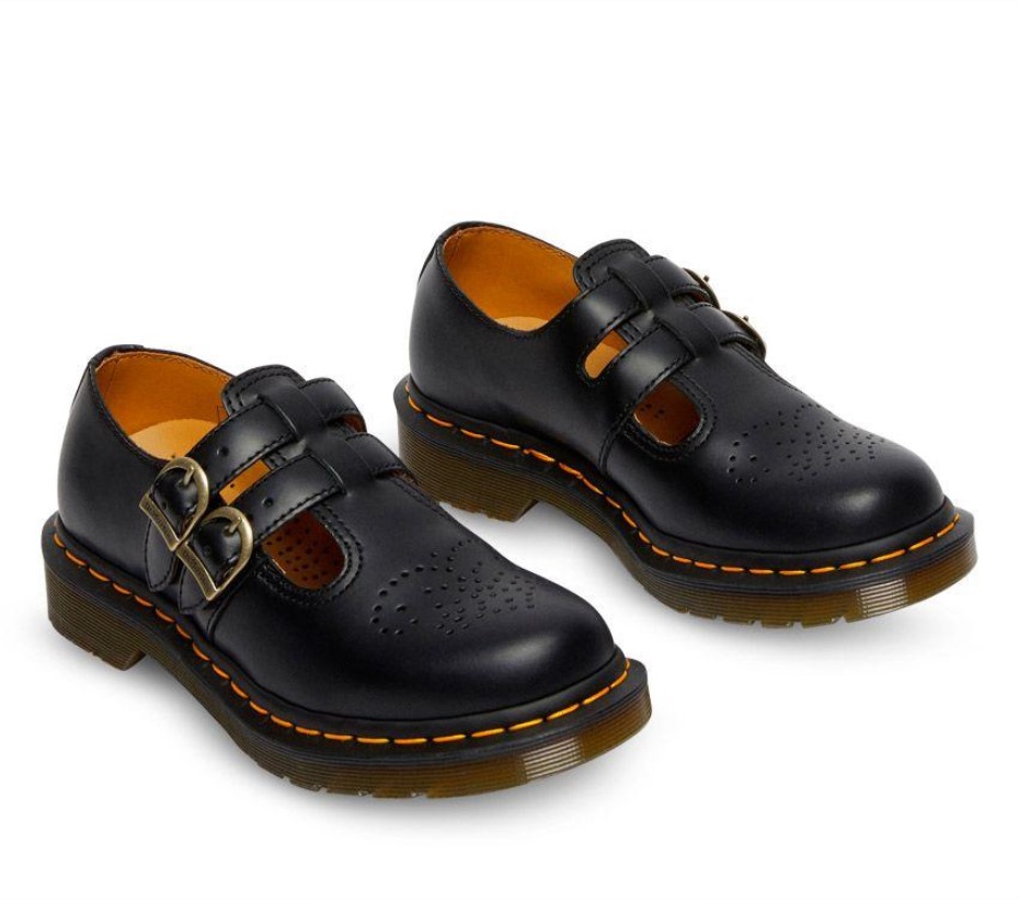 Dr Martens Greece 8065 Mary Jane Black Smooth