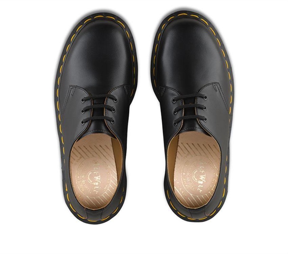 1461 Vintage Dr Martens Greece Black Quilon