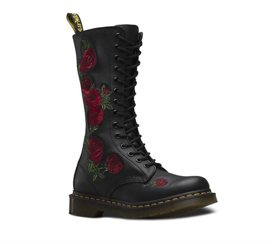 μαύρες Softy T 1914 Vonda Smooth μπότες Dr.martens