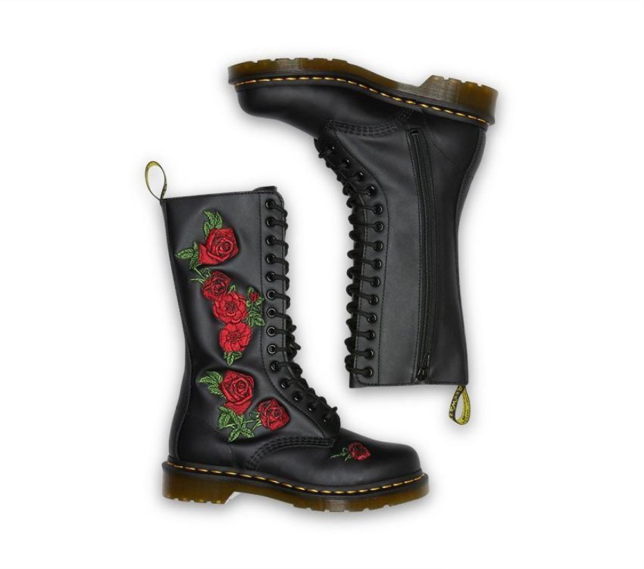 μαύρες Softy T 1914 Vonda Smooth μπότες Dr.martens