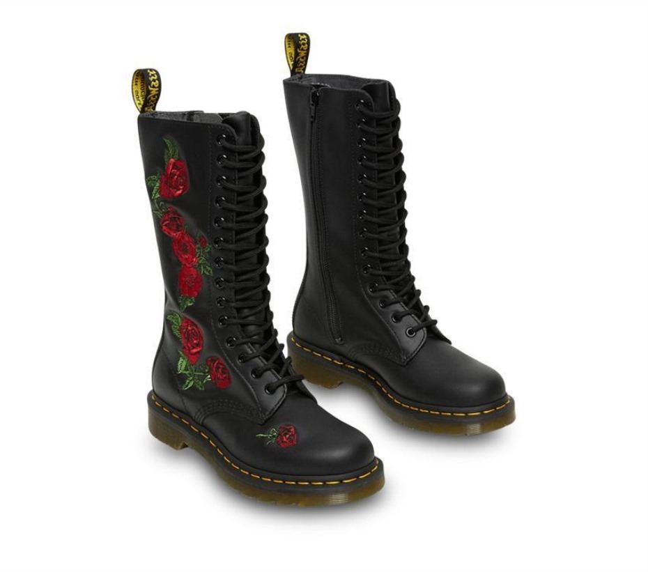 μαύρες Softy T 1914 Vonda Smooth μπότες Dr.martens