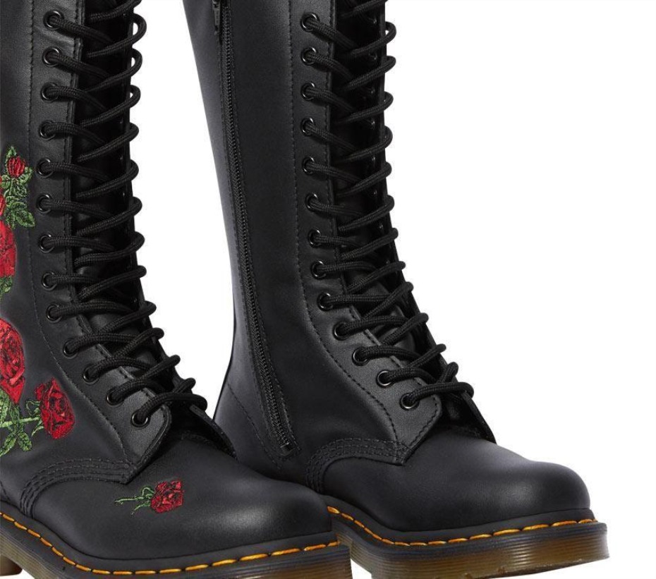 μαύρες Softy T 1914 Vonda Smooth μπότες Dr.martens