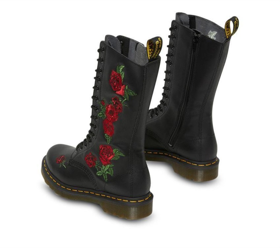 μαύρες Softy T 1914 Vonda Smooth μπότες Dr.martens