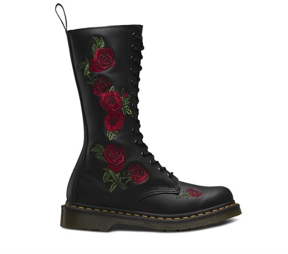 μαύρες Softy T 1914 Vonda Smooth μπότες Dr.martens