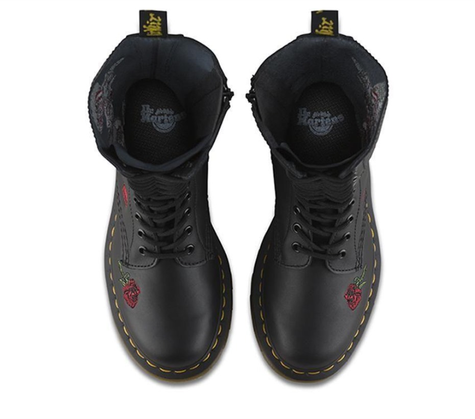 μαύρες Softy T 1914 Vonda Smooth μπότες Dr.martens