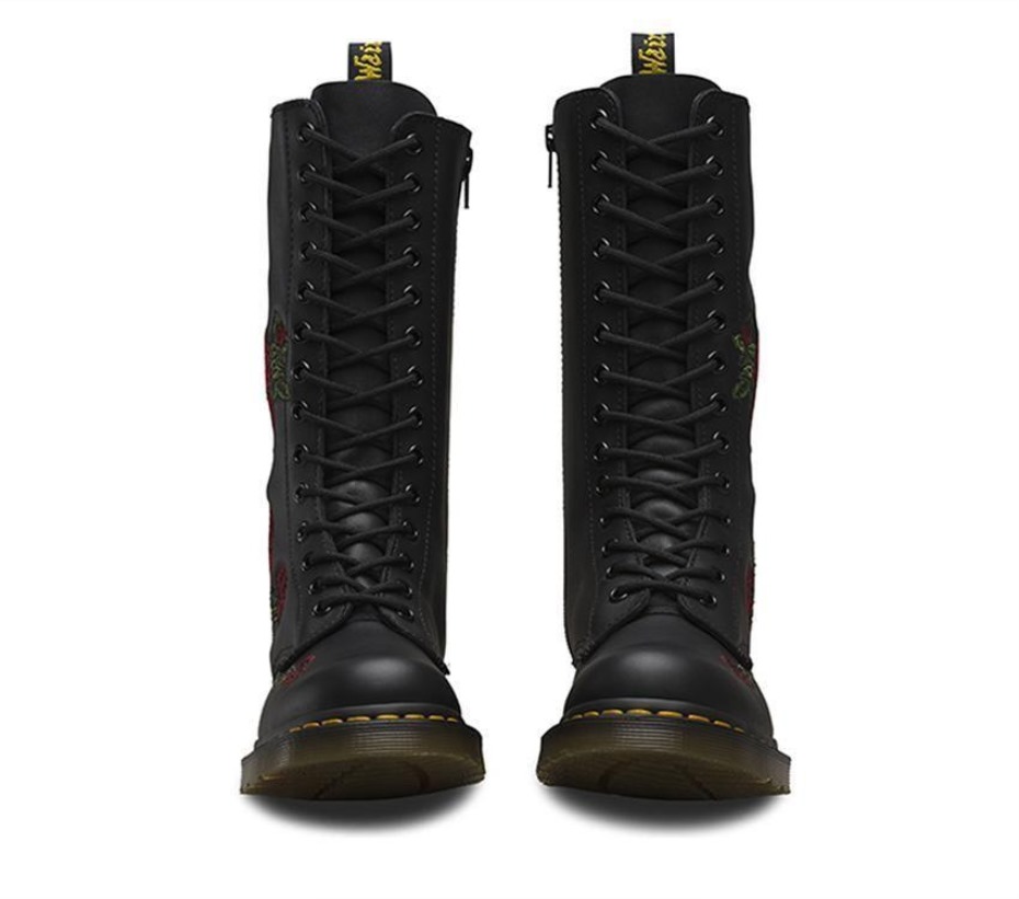 μαύρες Softy T 1914 Vonda Smooth μπότες Dr.martens