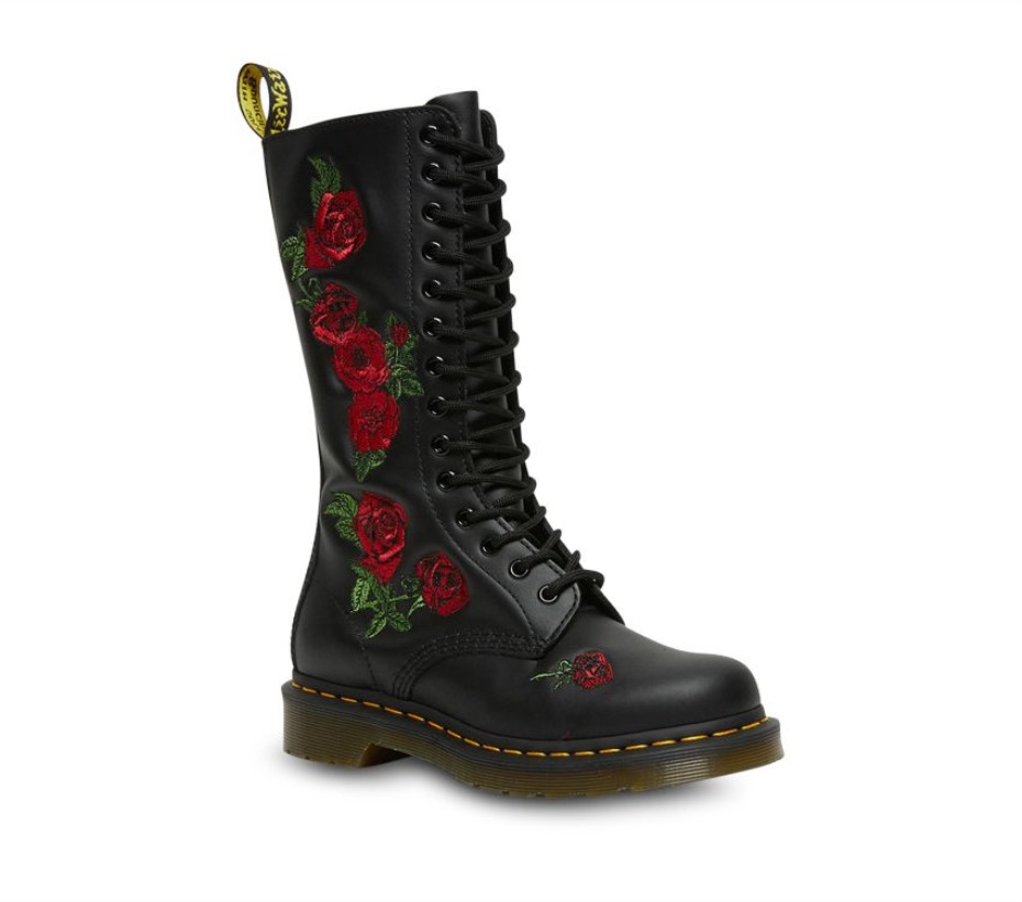 μαύρες Softy T 1914 Vonda Smooth μπότες Dr.martens