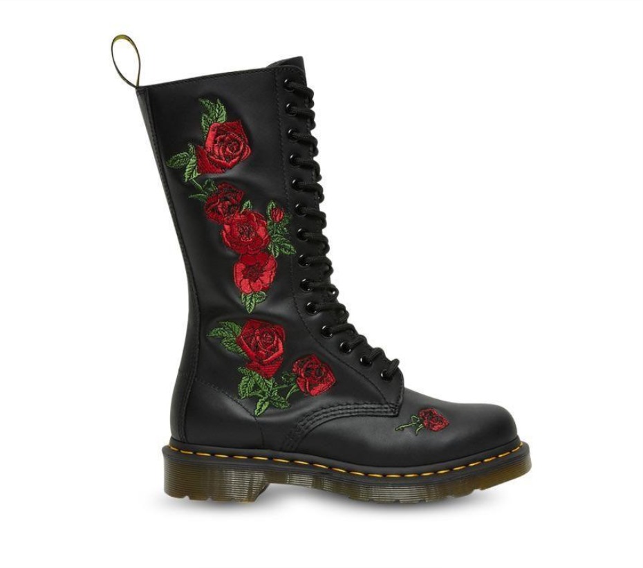 μαύρες Softy T 1914 Vonda Smooth μπότες Dr.martens