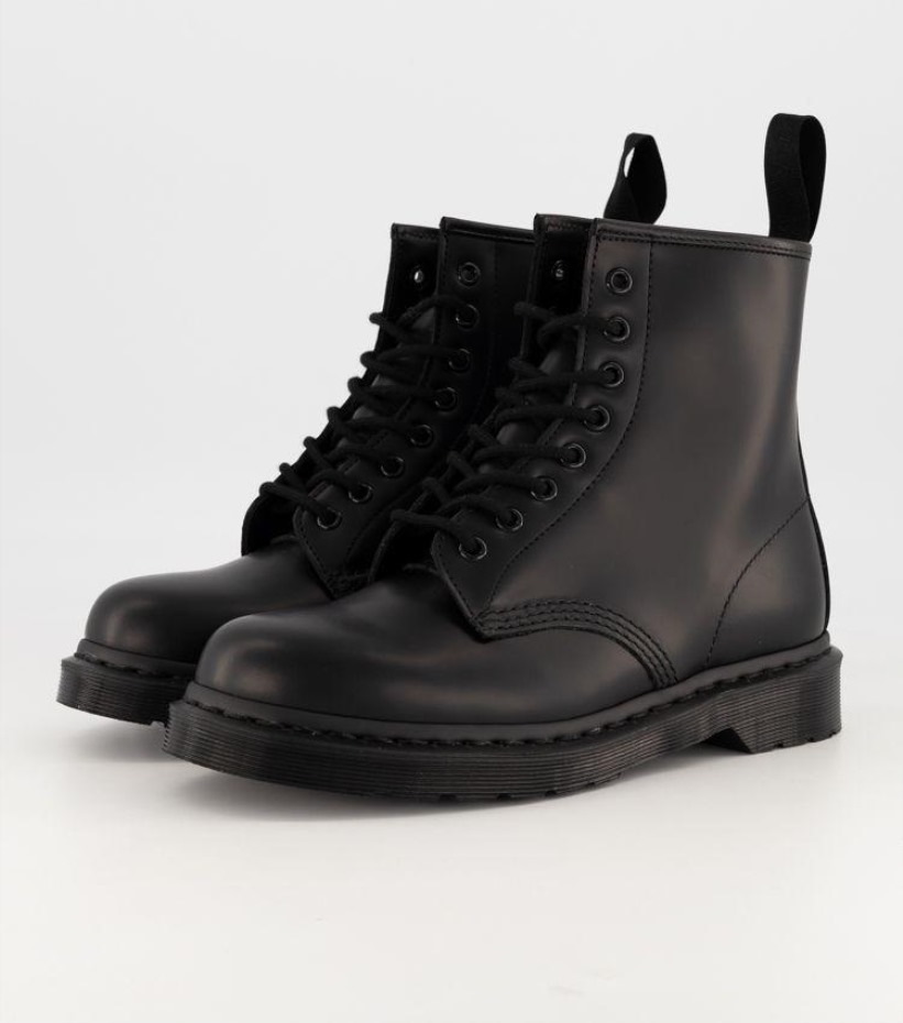 μαύρες λείες μπότες Dr.martens 1460 Mono