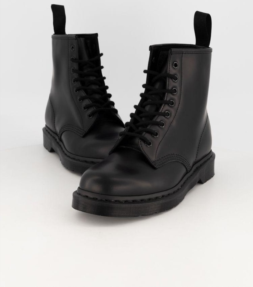 μαύρες λείες μπότες Dr.martens 1460 Mono