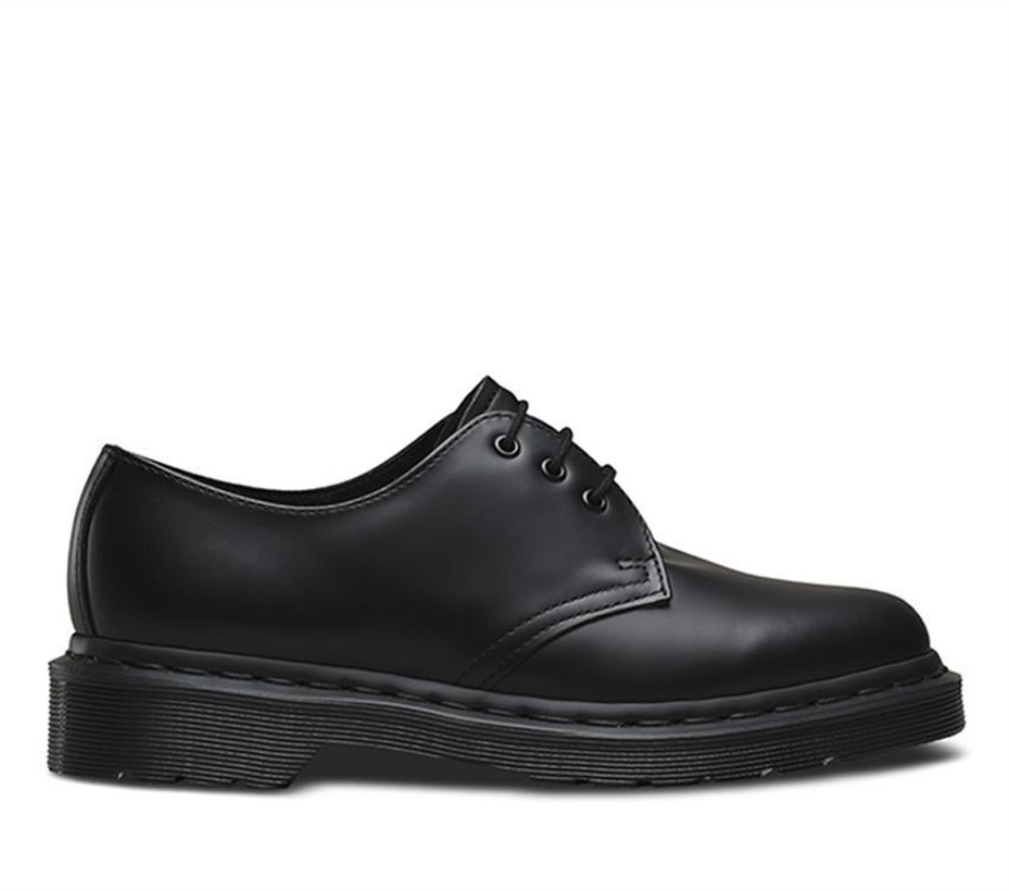 μαύρο λείο Dr Martens ελλάδα 1461 μονό