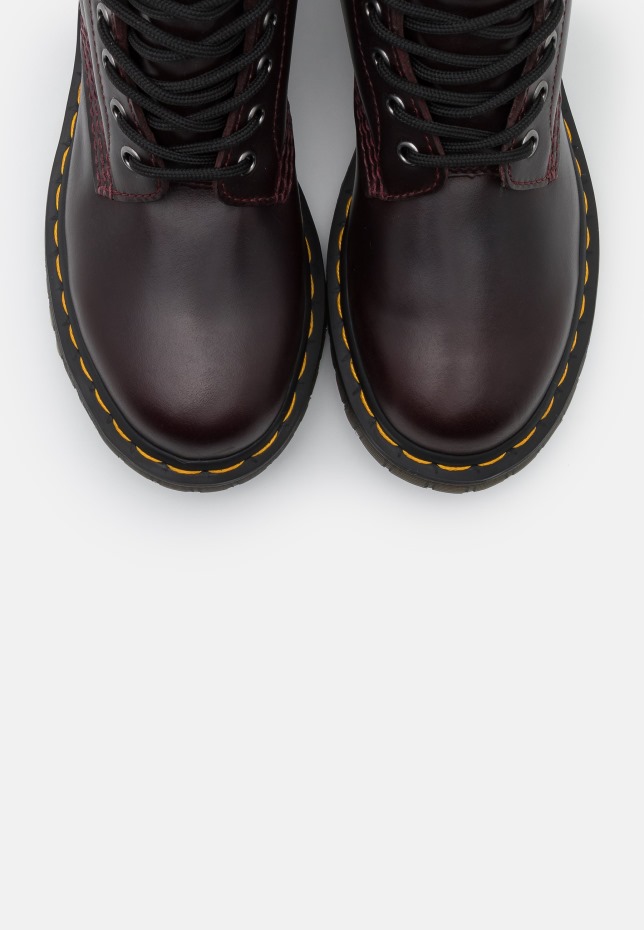 Dr Martens Greece 1460 Serena Lace Up Ankle Boots Oxblood
