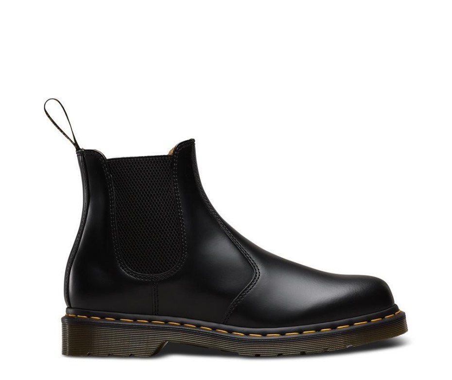 2976 λείες μπότες Dr.martens μαύρες λείες