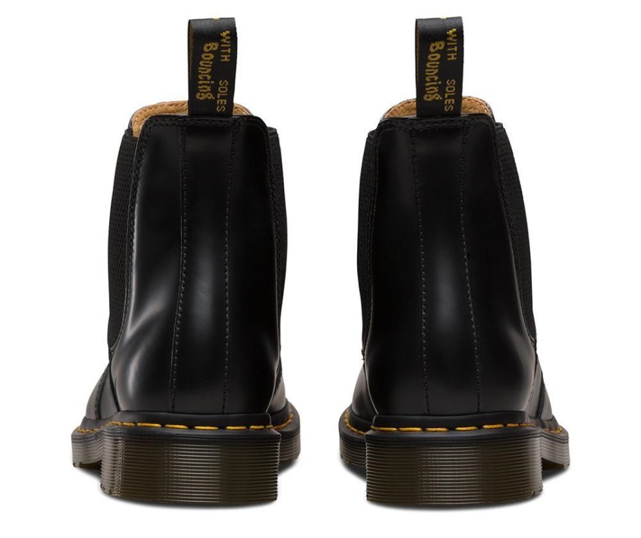 2976 λείες μπότες Dr.martens μαύρες λείες