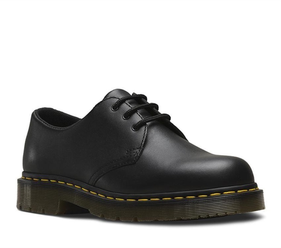 Dr Martens Greece 1461 αντιολισθητικό μαύρο βιομηχανικό Full Grain