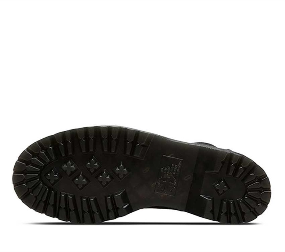 2976 Quad Dr.martens μποτάκια μαύρα γυαλισμένα λεία