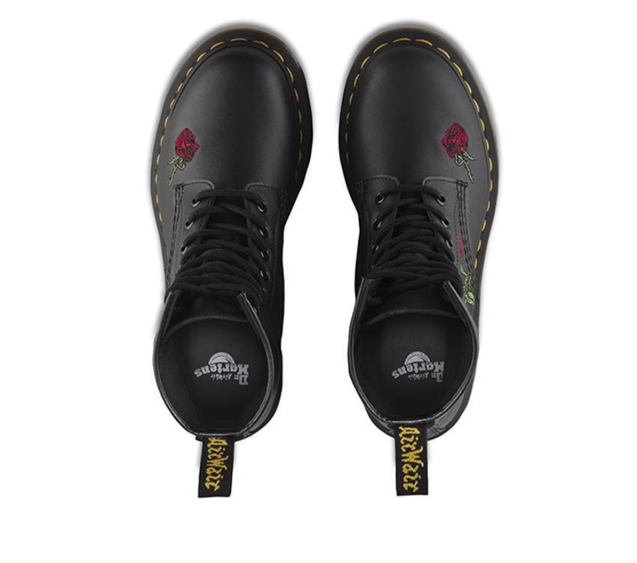 μαύρες μπότες Softy T Dr.martens 1460 Vonda 8 Eye Boot