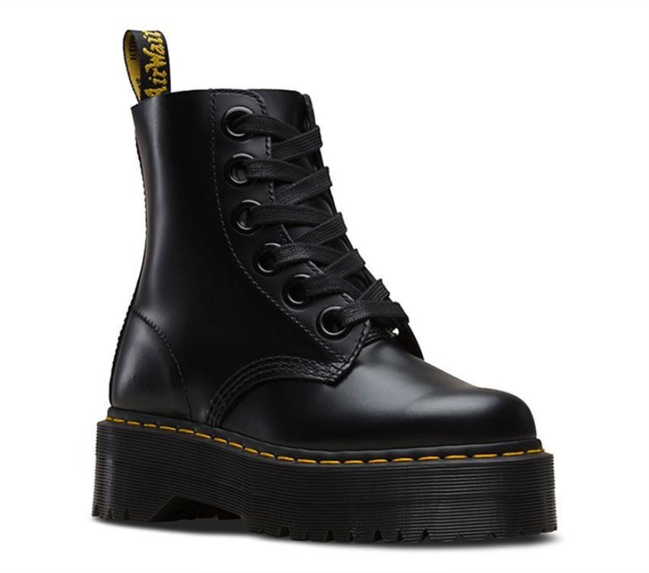 Dr Martens Greece Black Buttero Molly