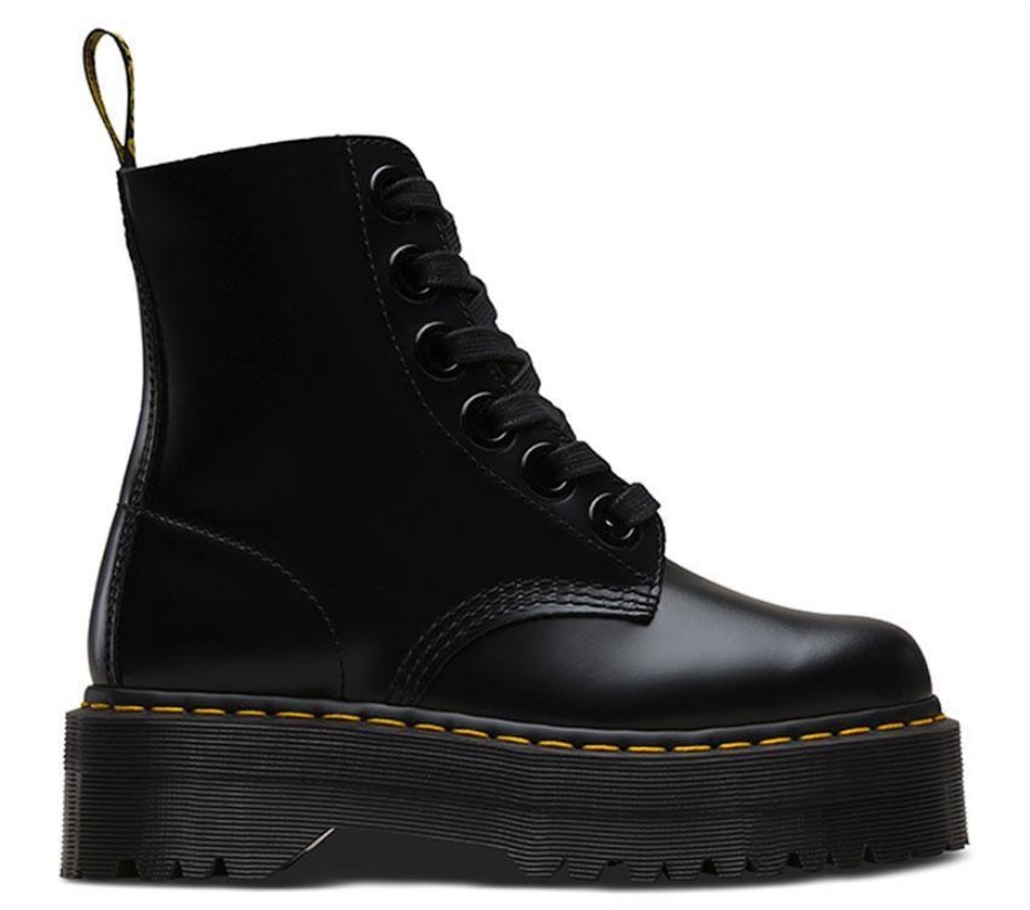 Dr Martens Greece Black Buttero Molly