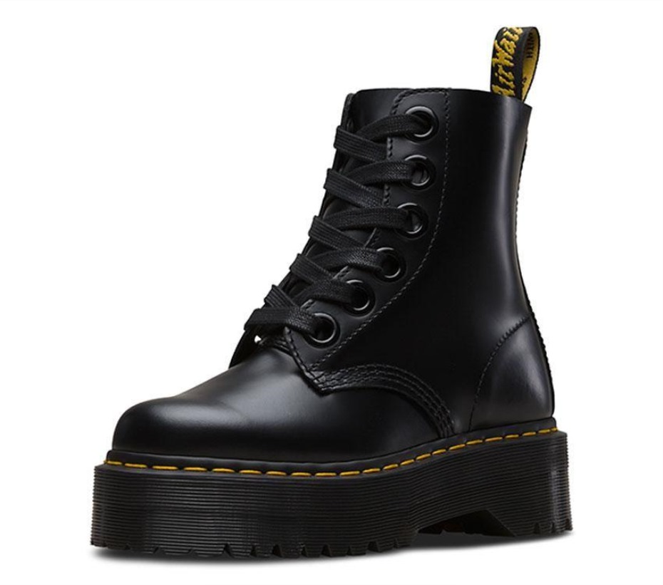 Dr Martens Greece Black Buttero Molly
