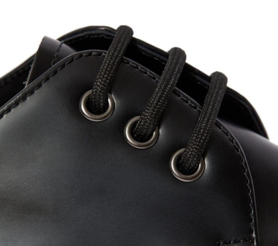 1461 Quad Polished Smooth Dr Martens Greece Black Polished Smooth