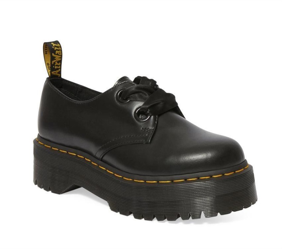 μαύρο παπούτσι Buttero Holly Platform Dr Martens Greece