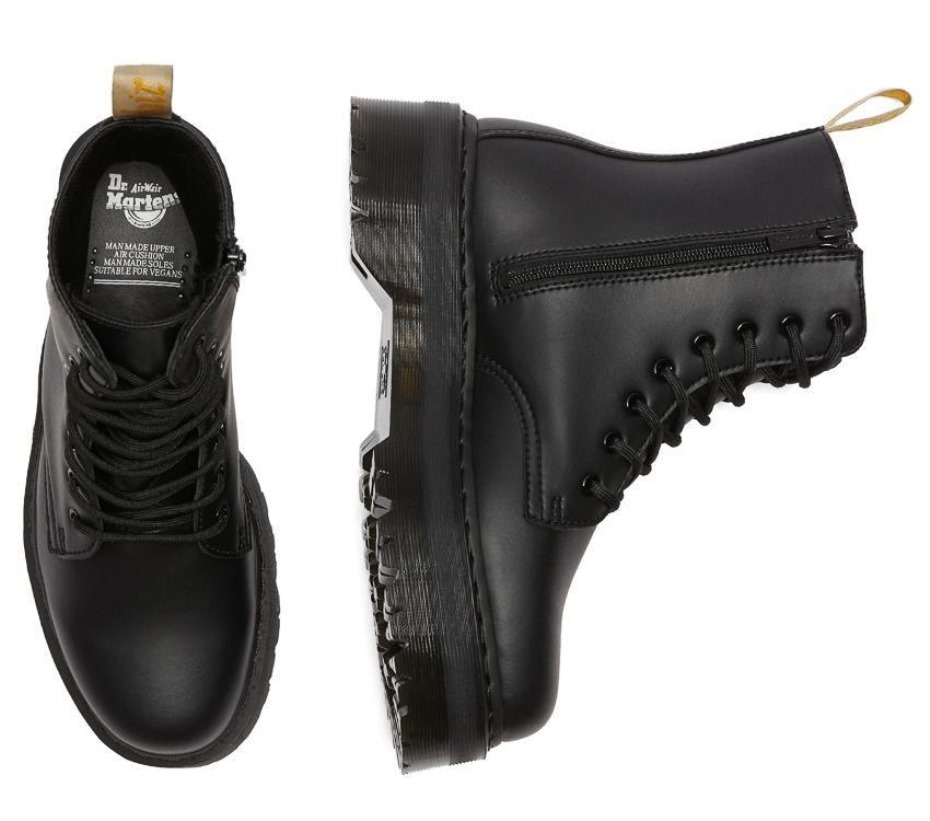 Black Felix Rub Off Jadon Ii Mono Vegan Dr Martens Greece