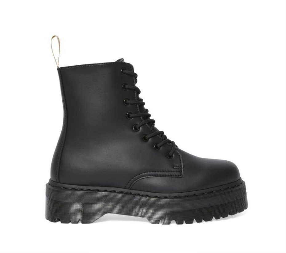 Black Felix Rub Off Jadon Ii Mono Vegan Dr Martens Greece