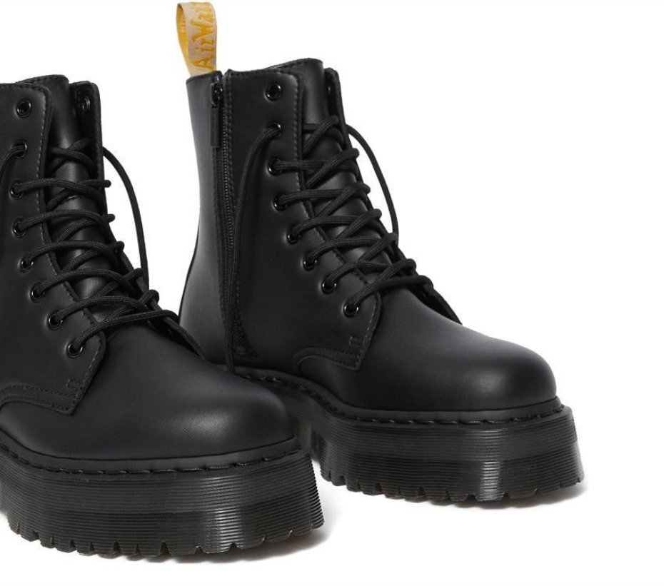 Black Felix Rub Off Jadon Ii Mono Vegan Dr Martens Greece