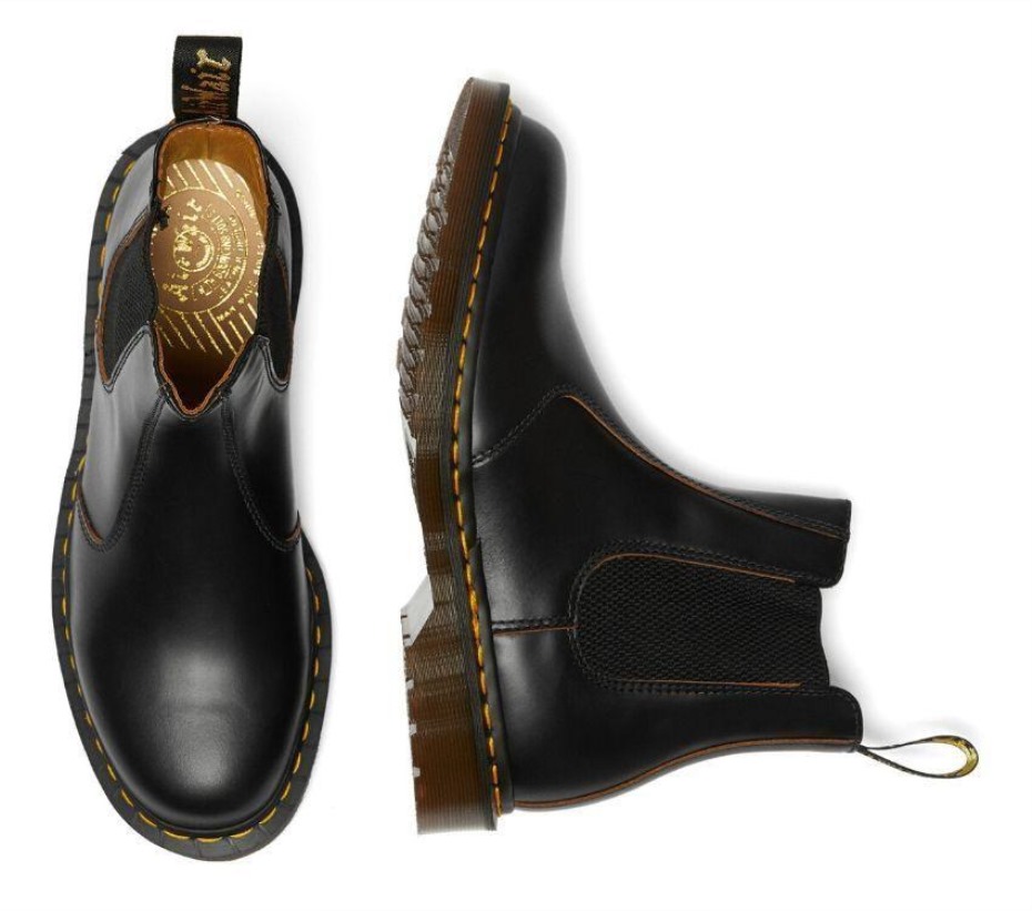 μαύρες Vintage 2976 μπότες Chelsea Dr.martens