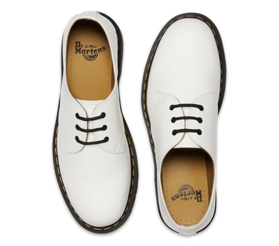 Dr Martens Greece 1461 Smooth Oxford Shoe White Smooth
