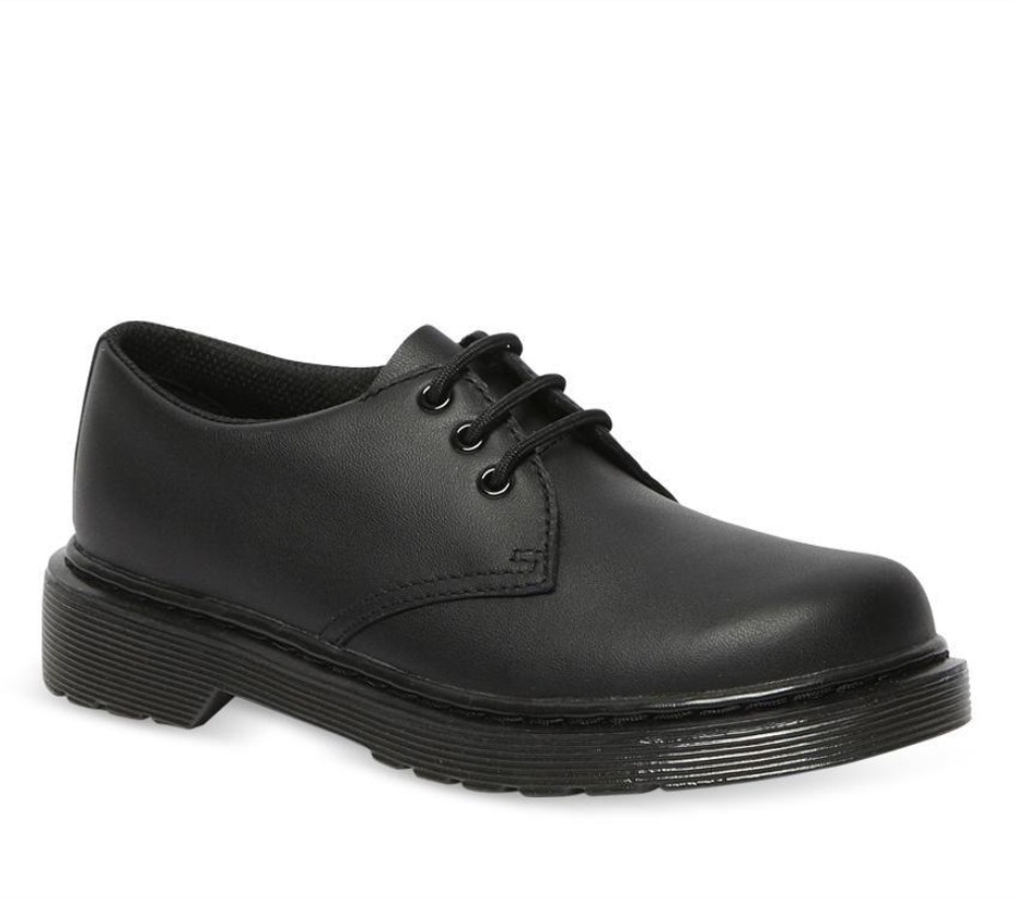 Dr Martens Greece Juniors 1461 Mono Black Softy T