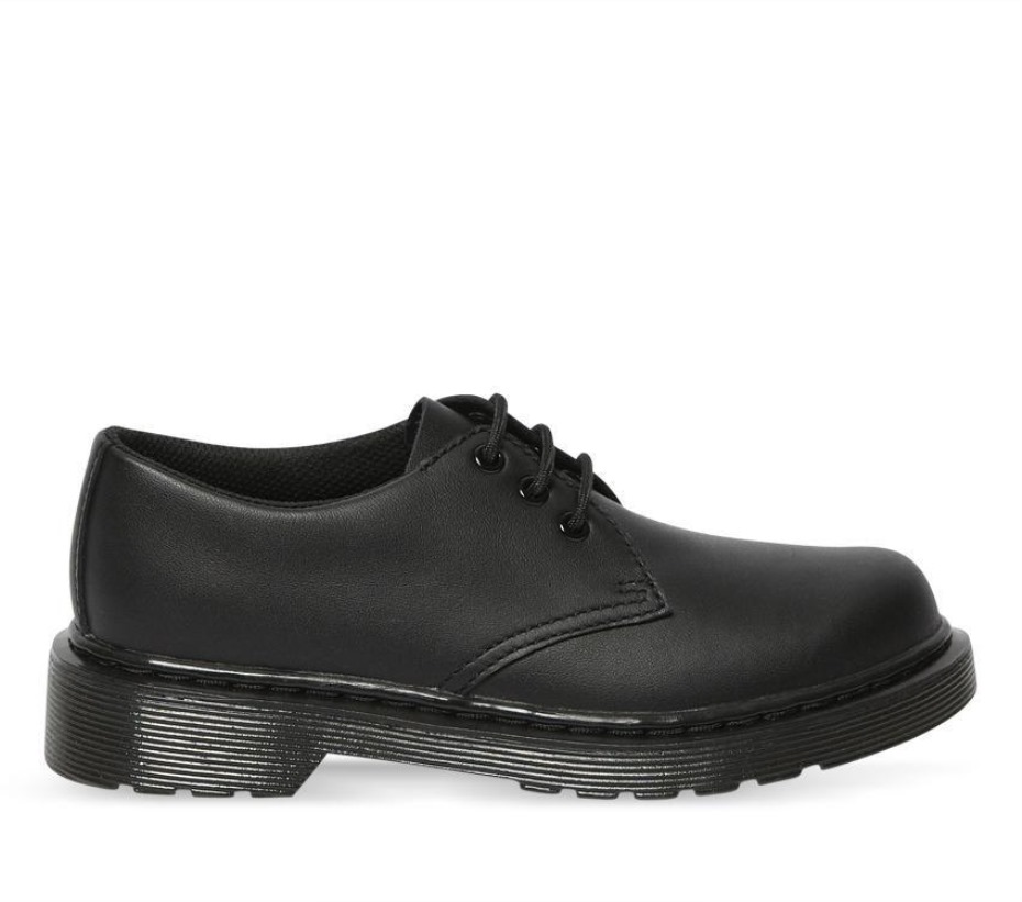 Dr Martens Greece Juniors 1461 Mono Black Softy T