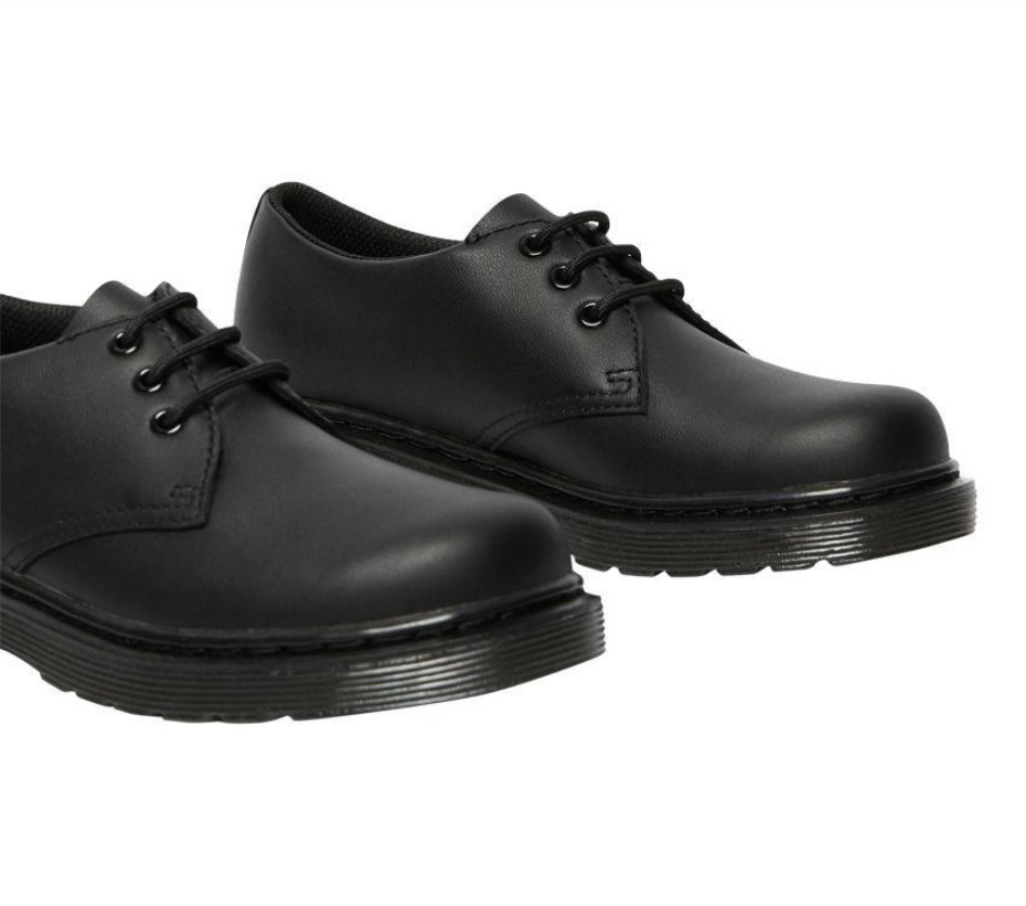 Dr Martens Greece Juniors 1461 Mono Black Softy T