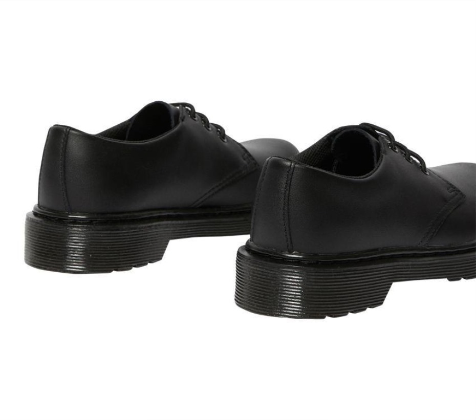 Dr Martens Greece Juniors 1461 Mono Black Softy T