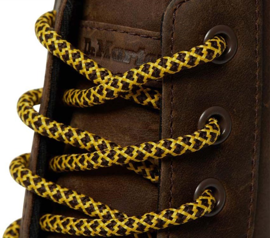 μπότες Dr.martens χτένες τρελό άλογο μποτάκι σκούρο καφέ τρελό άλογο
