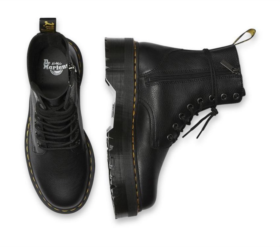 Dr Martens Greece Jadon Pisa Leather Black Pisa
