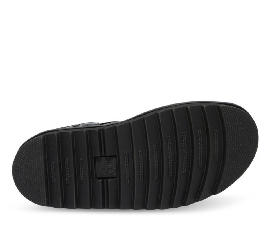 Dr Martens Greece Vegan Voss λουράκι πέδιλο μαύρο