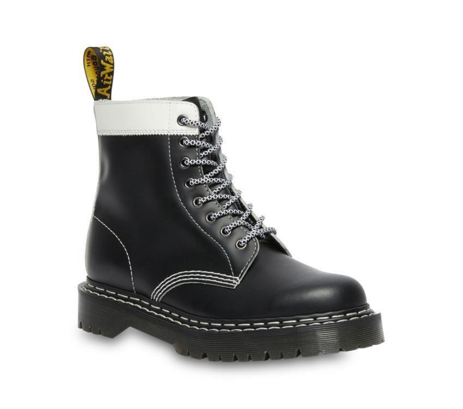ασπρόμαυρες μπότες Dr.martens 1460 Pascal Bex Ds