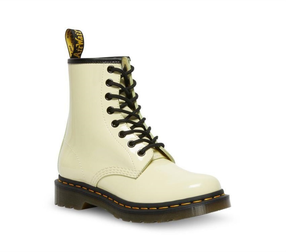 μπότες Dr.martens λάμπα κρέμας τουαλέτας 1460 λουράκι